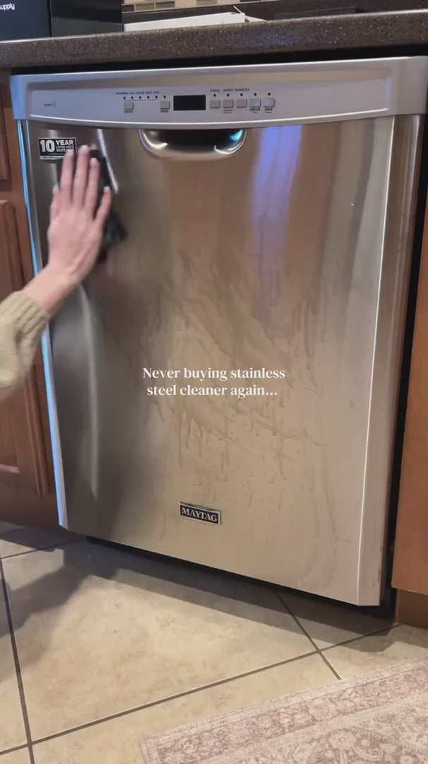 Dishwasher | Stainless front, one wipe